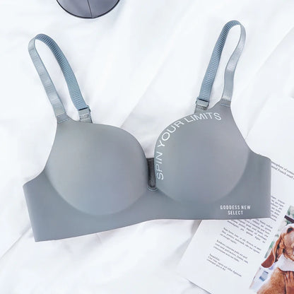 Sexy Women's Bra - Push Up, Seamless and Underwire, Back Closure with Three Hooks