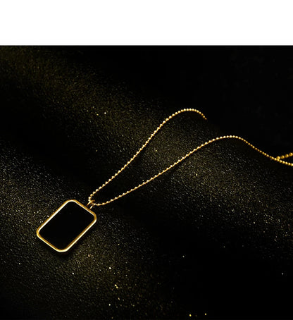 Women's Necklace in 18K Gold Plated - Geometric Design