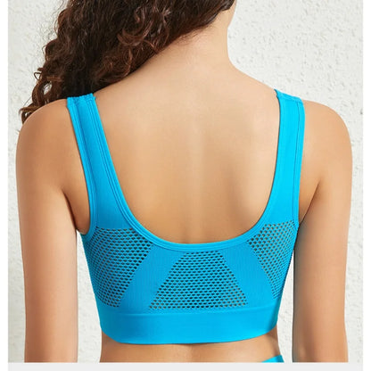 Seamless Bras For Women - Hollow Mesh Breathable Sports Bra