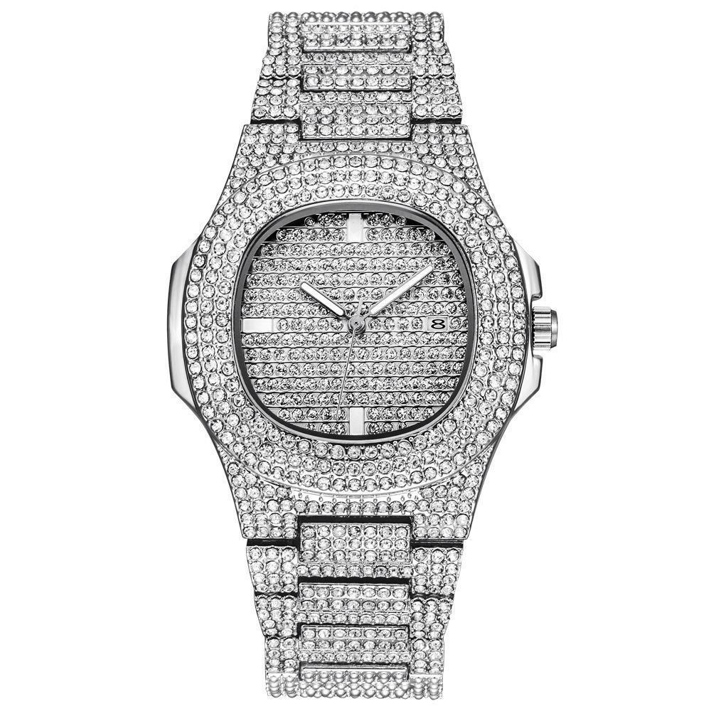 Relógio Diamond Ice - Women Style relógio 029 AmploTech PRATA 