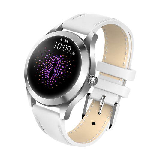 KW10 ladies round screen stainless steel Amazon cross-border e-commerce smart watch bracelet