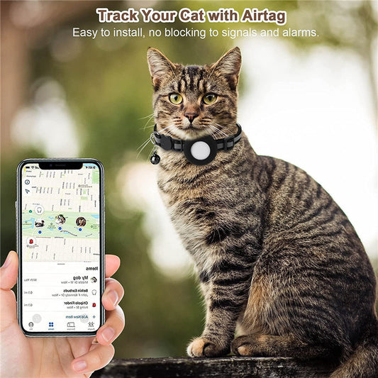 Cat tracking collar, for Apple Airtag